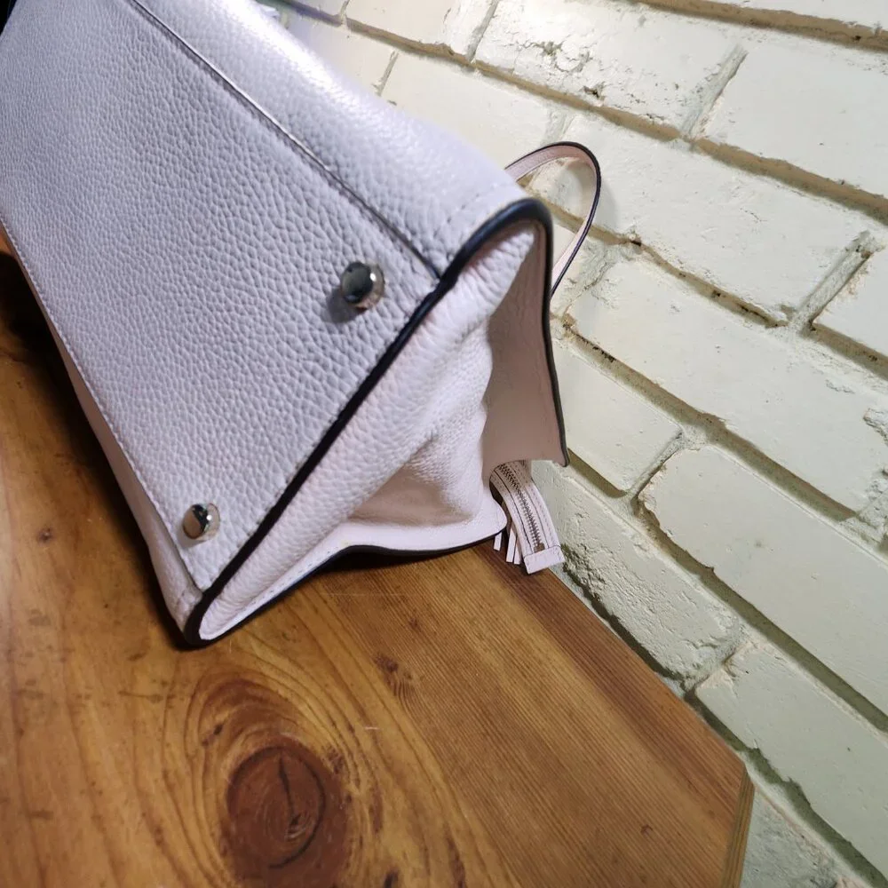 Euc Kate Spade Rowe Light Pink Leather Shoulder Bag Purse